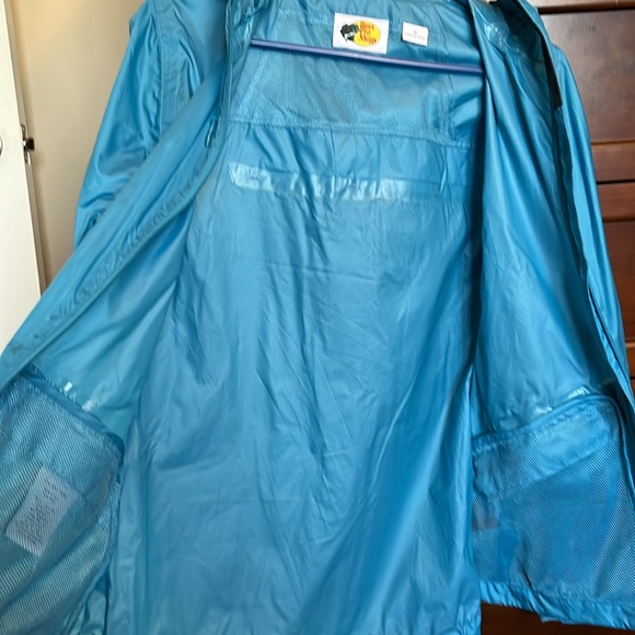 Like New Bass Pro Shops Women’s Rain Jacket Coat Blue Size Medium Lightweight - Picture 5 of 6